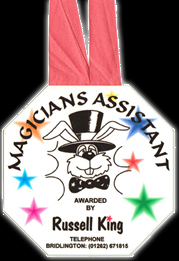 Magician's Certificate image, with link to enlargement